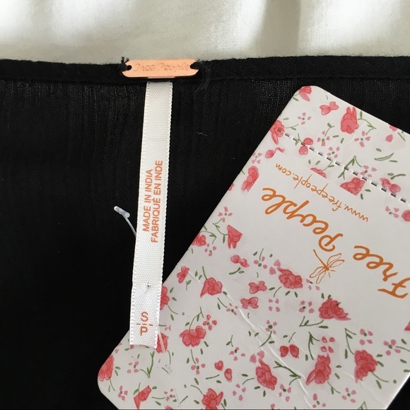 Free People | Cora Dress Black Embroidered Mini S - Picture 7 of 8